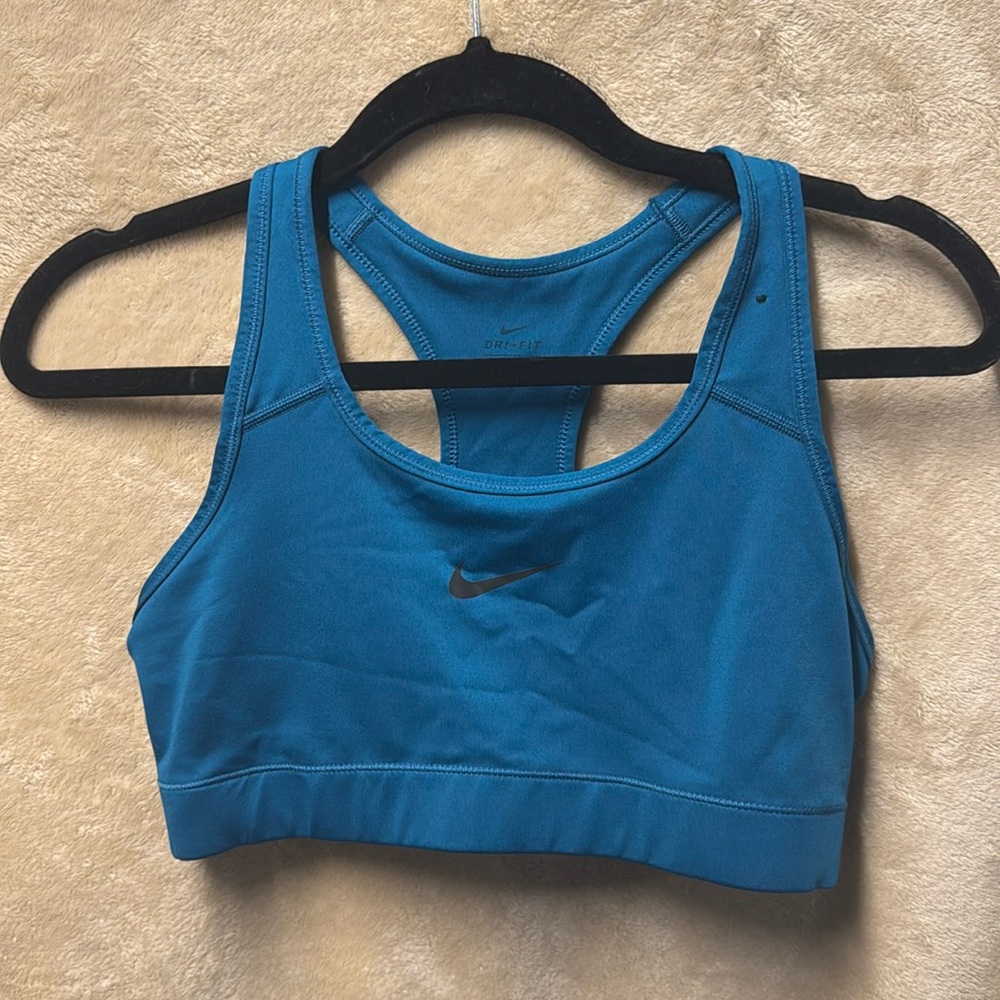 Nike Dri-Fit Sports Bra - Blue - Large